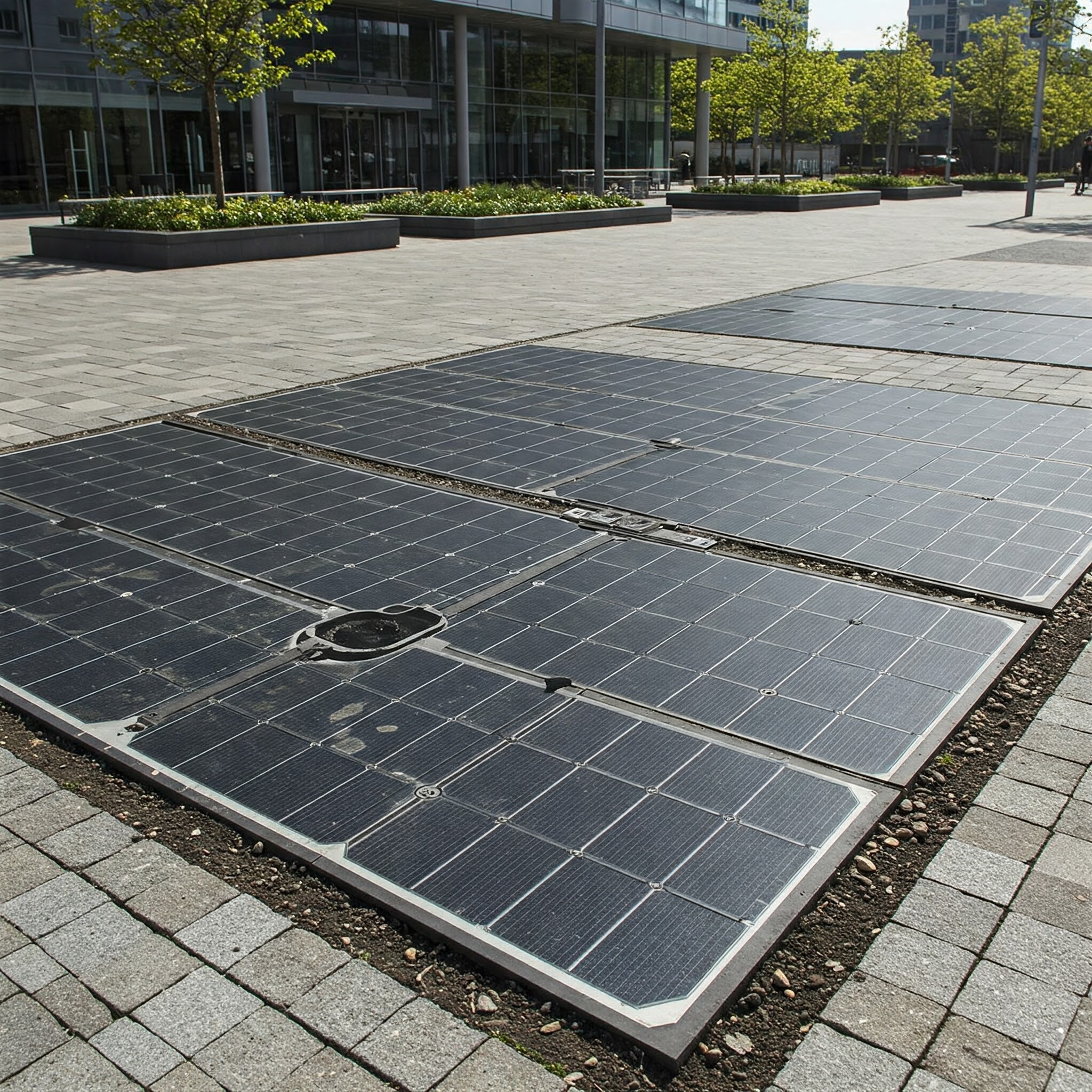 Solar-Powered Paving
