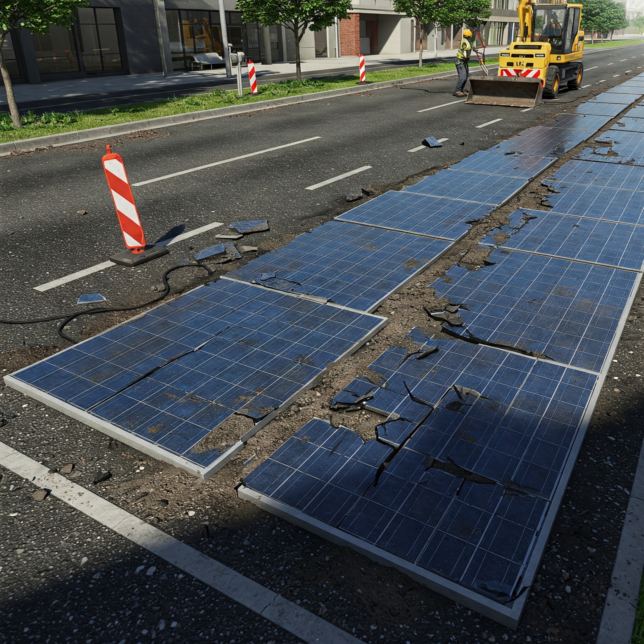 solar paving challenges